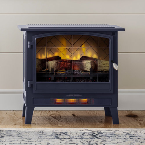 Country Living Infrared Freestanding Electric Fireplace Stove Heater